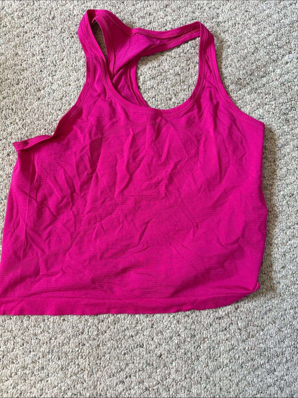 lululemon athletica Bright Fuchsia Racerback swiftly tank
